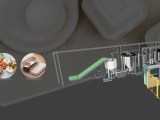 Pulp Molding Tableware Machine 100 Biodegradable Tableware