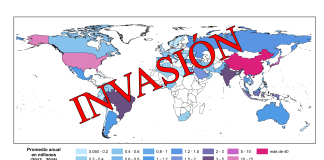 La profundidad de la invasión humana