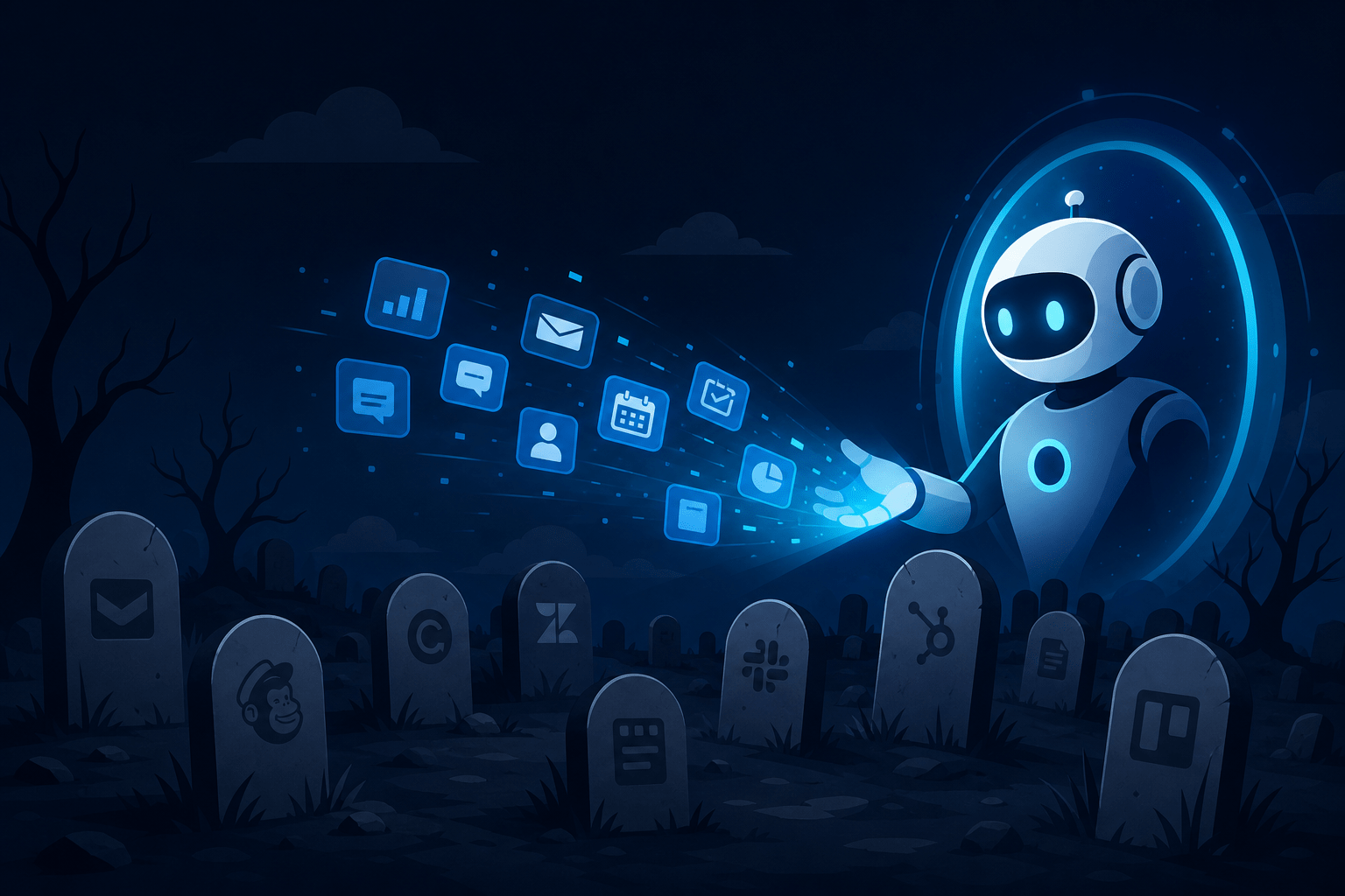 Your SaaS Graveyard Is About to Get Bigger: What AI Agents Actually Mean for Your Business