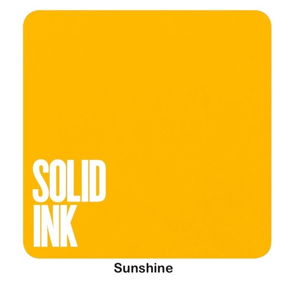 Sunshine Solid Ink 1oz Bottle Pulse Tattoo - Colorful Pattern Collection - HD Quality