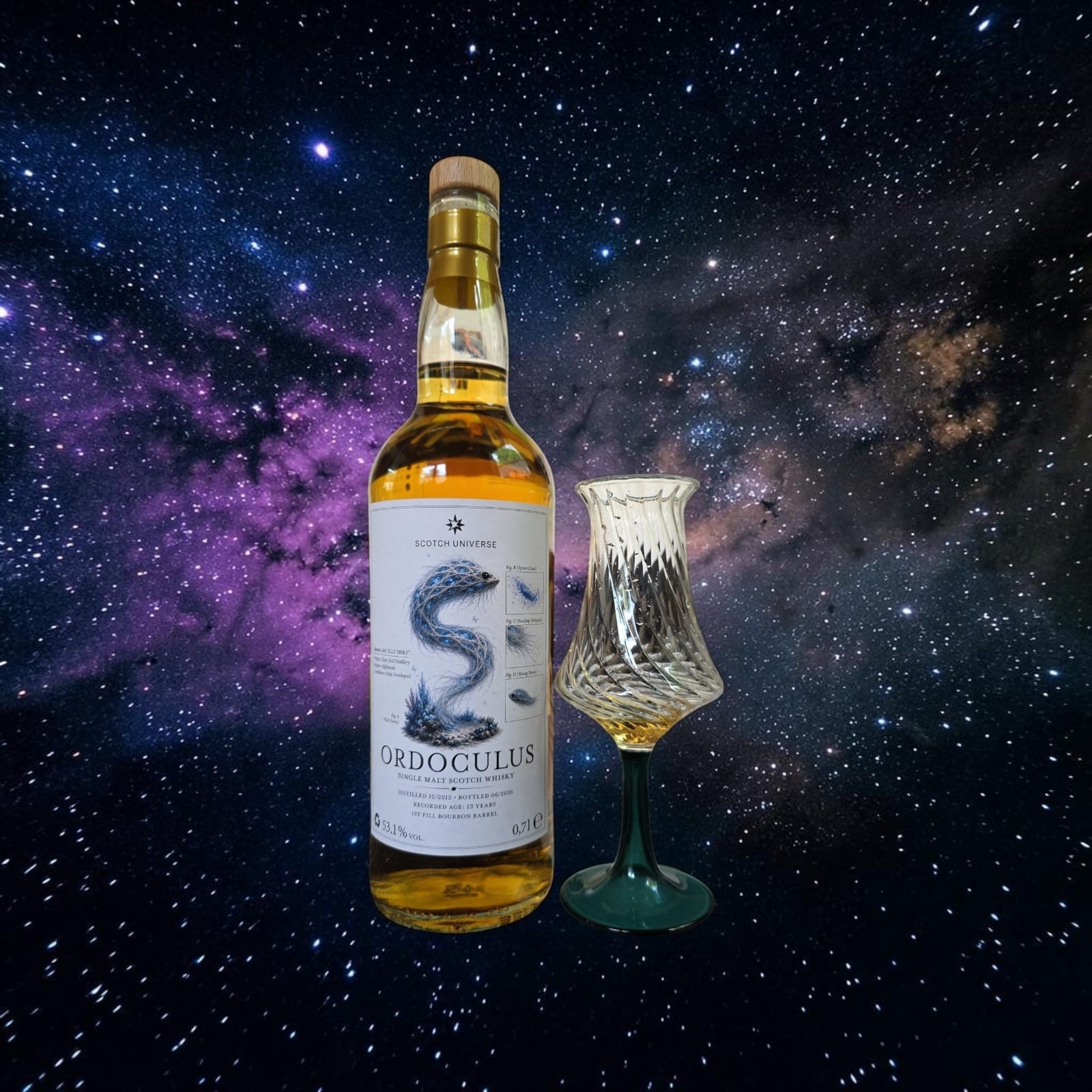 Scotch Universe Ordoculus 2012/2016 13 J. 53,1% 1st Fill Bourbon Barrel