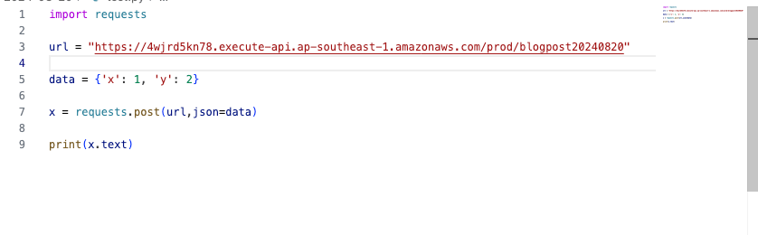 Image of Python Testing Code