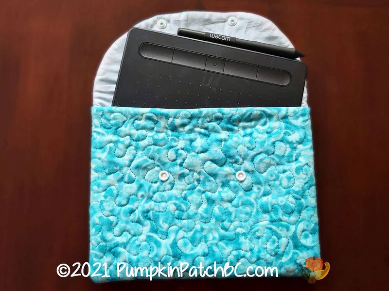 Drawing Tablet Case Open