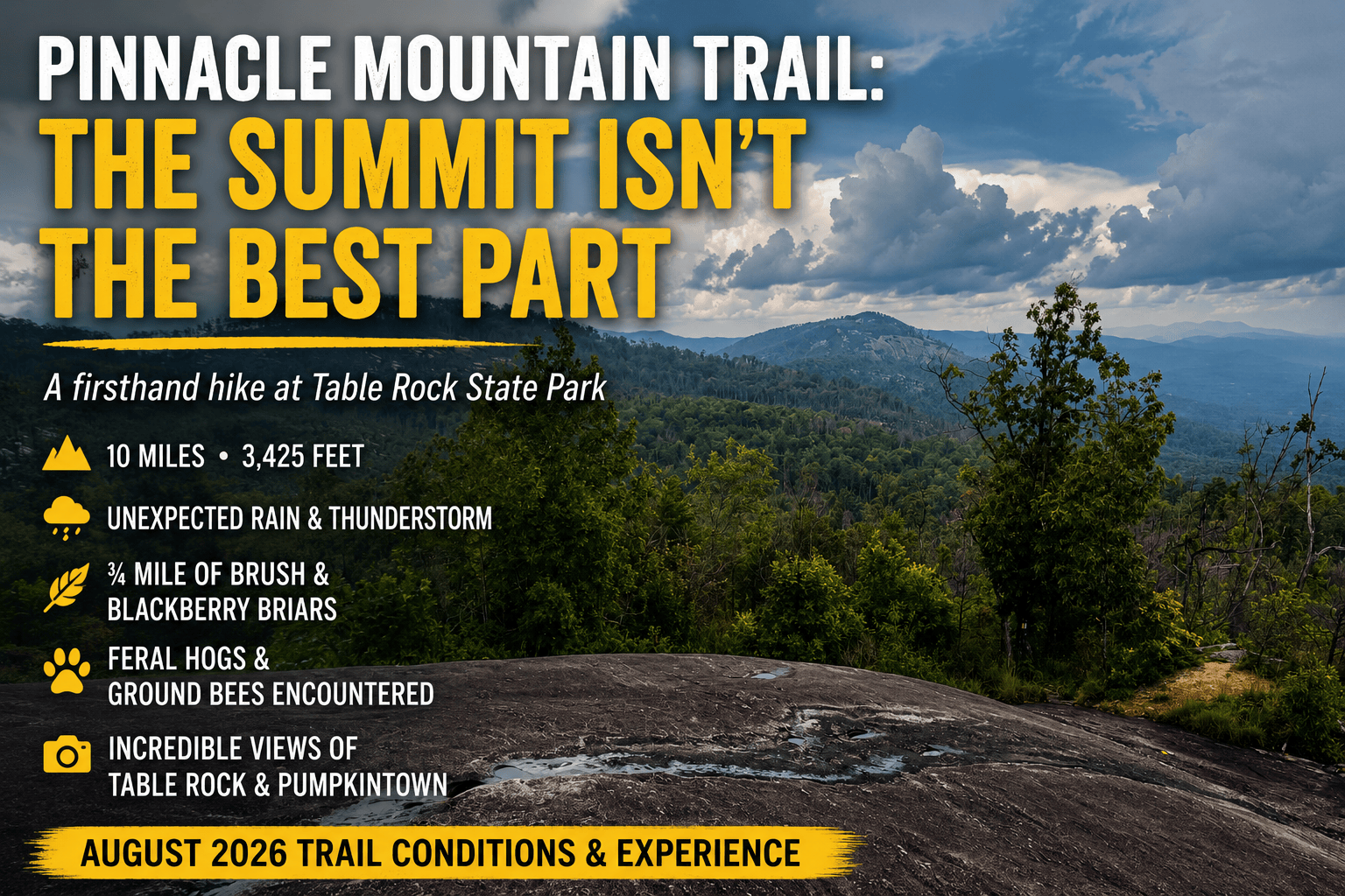 Pinnacle Mountain Trail: The Summit Isn’t the Best Part