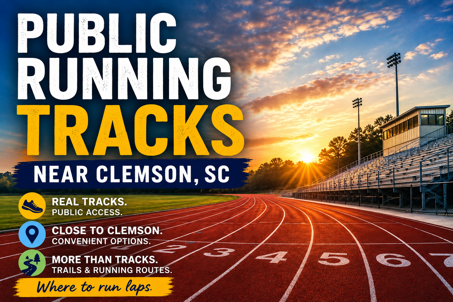Public Running Tracks Near Clemson, SC: Where to Run Laps