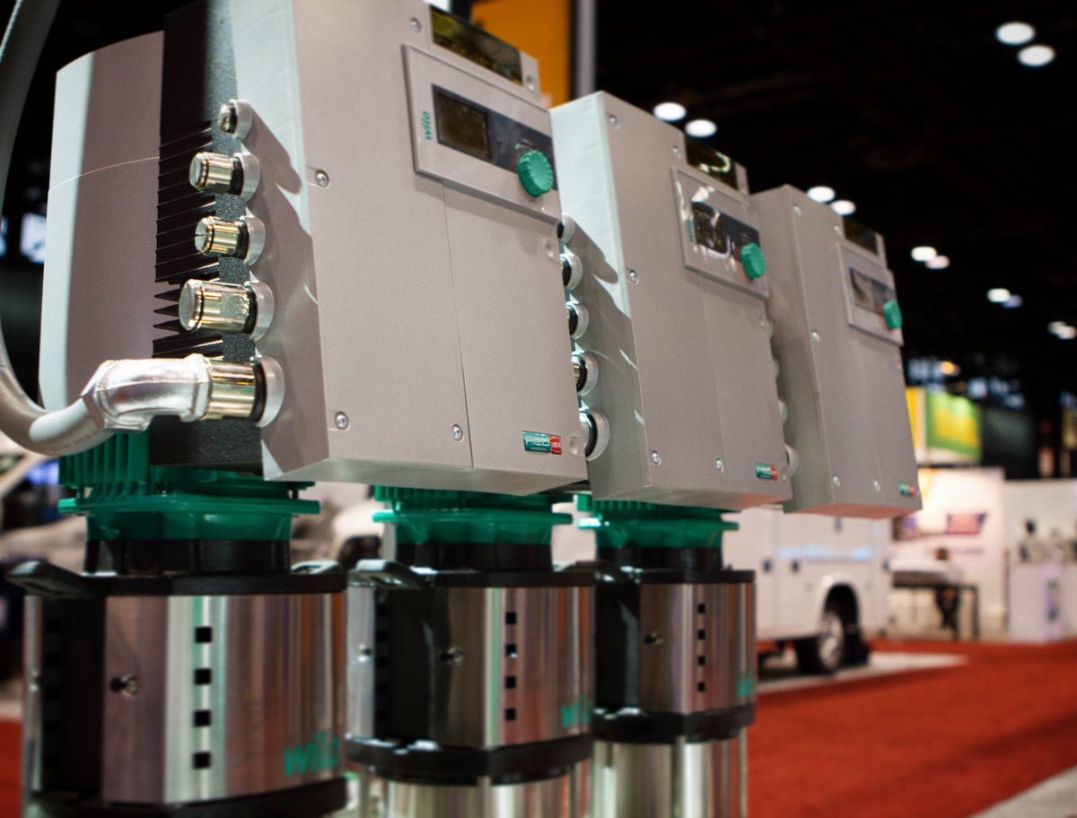 Triplex 20.0lps @ 700kPa VSD Booster System – Pumps and Pipes