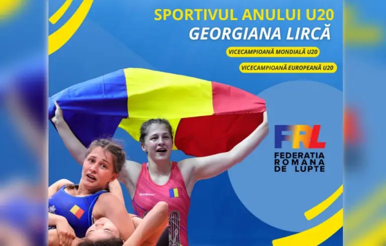 Punctul alb pentru Georgiana Lirca, desemnată cea mai bună sportivă a anului 2023 la U20