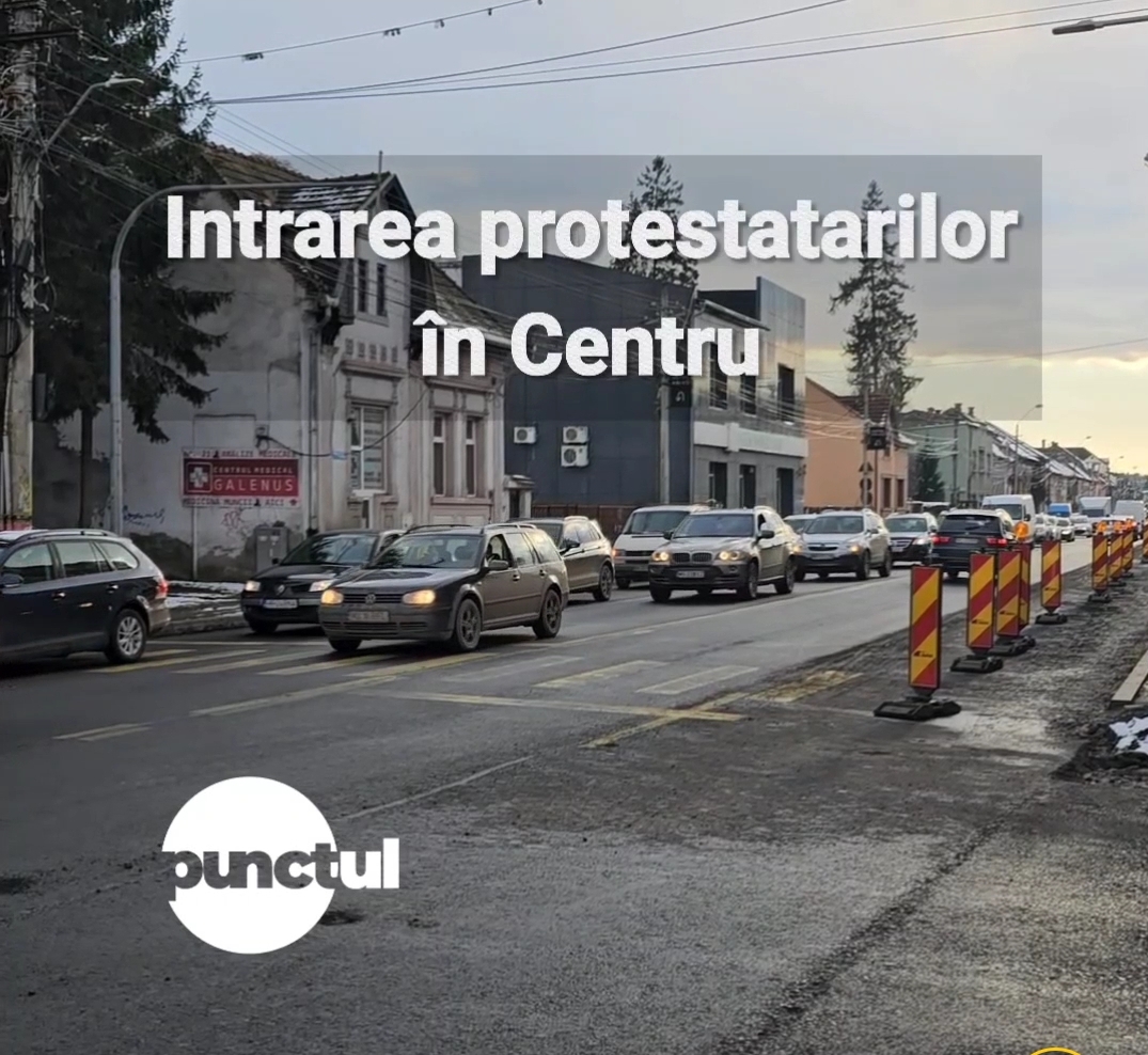 (Video) Protest la Târgu Mureș