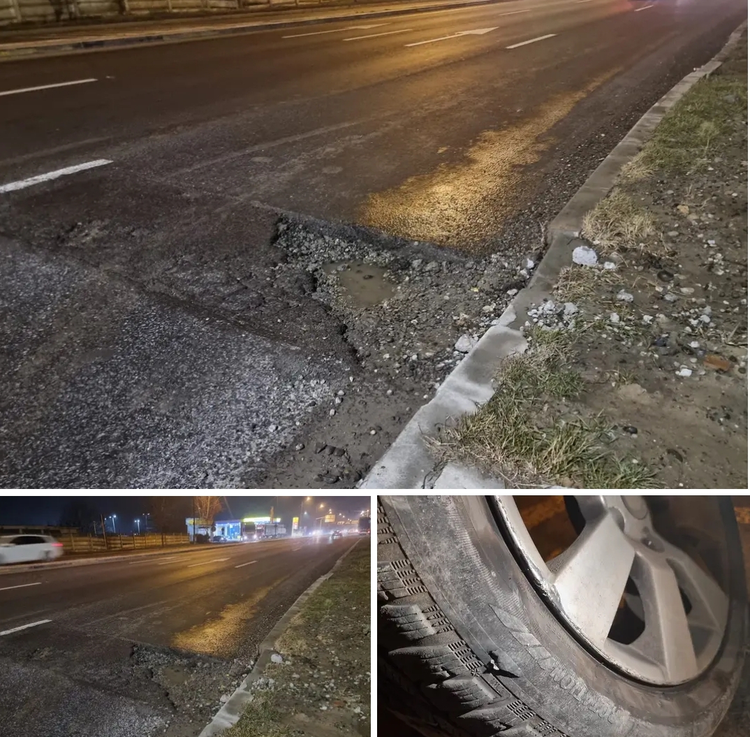Punctul negru pentru capcana periculoasă la ieșirea de pe autostradă