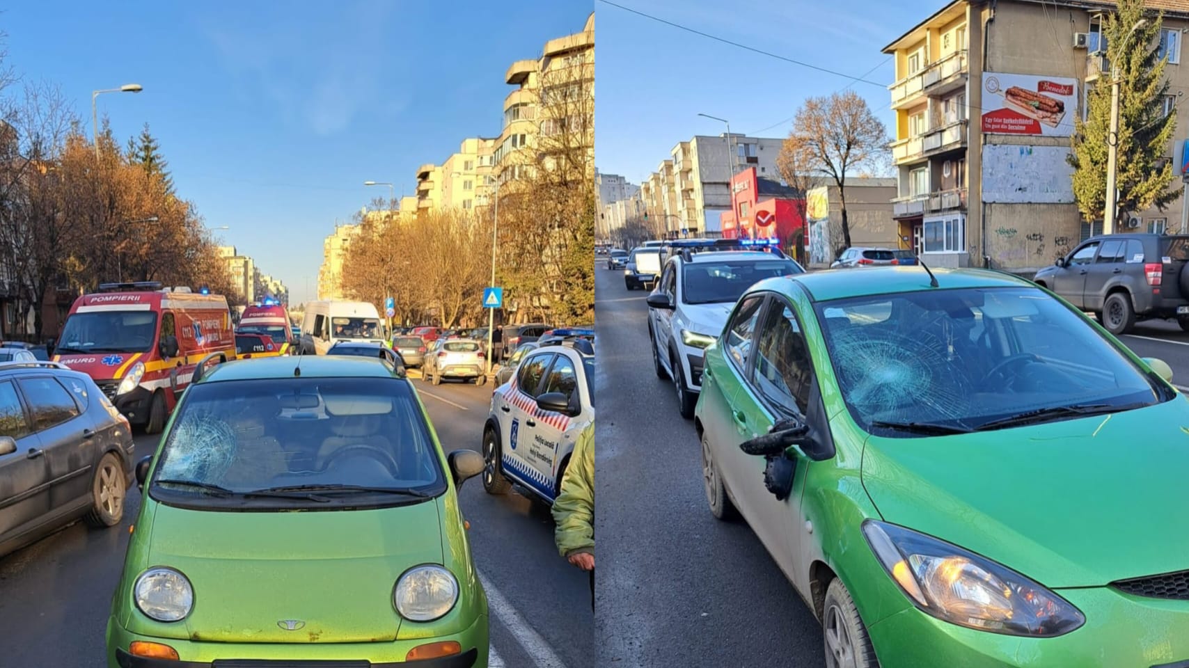 Nenorocirile continuă! Alți doi pietoni accidentați în Târgu Mureș