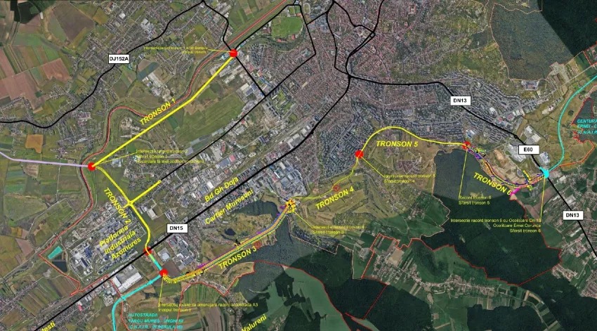Anul acesta încep lucrările la tronsoanele din Inelul de ocolire al Târgu Mureșului. Vezi situația podului din Sâncrai