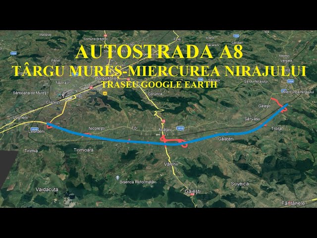S-a semnat contractul pentru lotul Autostrăzii Unirii (A8),Târgu Mureș-Miercurea Nirajului. Vezi traseul exact (Video)