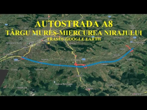 Punctul alb pentru semnarea contractului pentru lotul de autostrada Târgu Mureș-Miercurea Nirajului