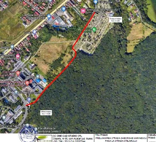 Cea mai citită stire a săptămânii: Se prelungește str. Gheorghe Marinescu spre Sângeorgiu de Mureș