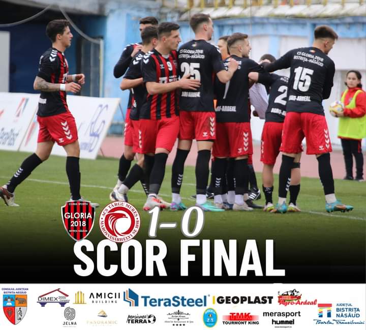 Fotbal, Liga 3. ACS Târgu-Mureș a pierdut la Bistrița; șanse doar teoretice la play-off