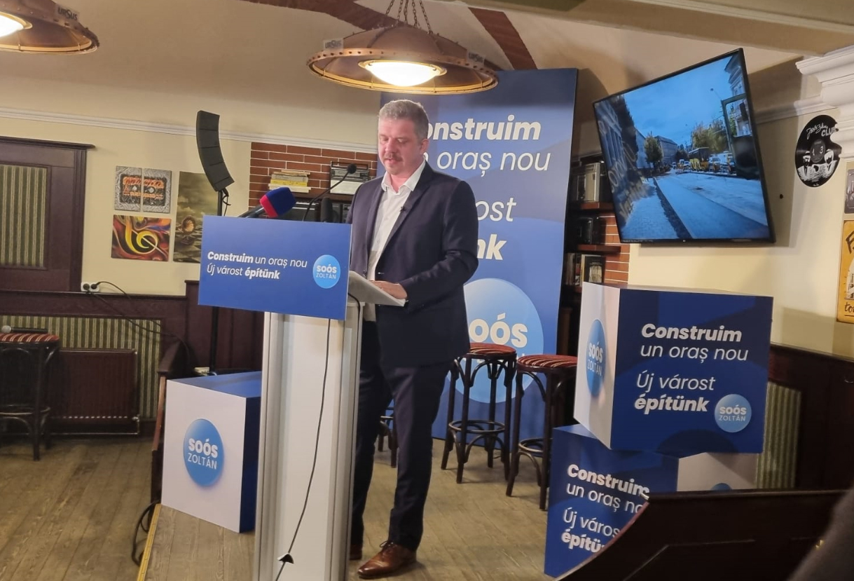 Soós Zoltán și-a anunțat o nouă candidatură la Primăria Târgu Mureș
