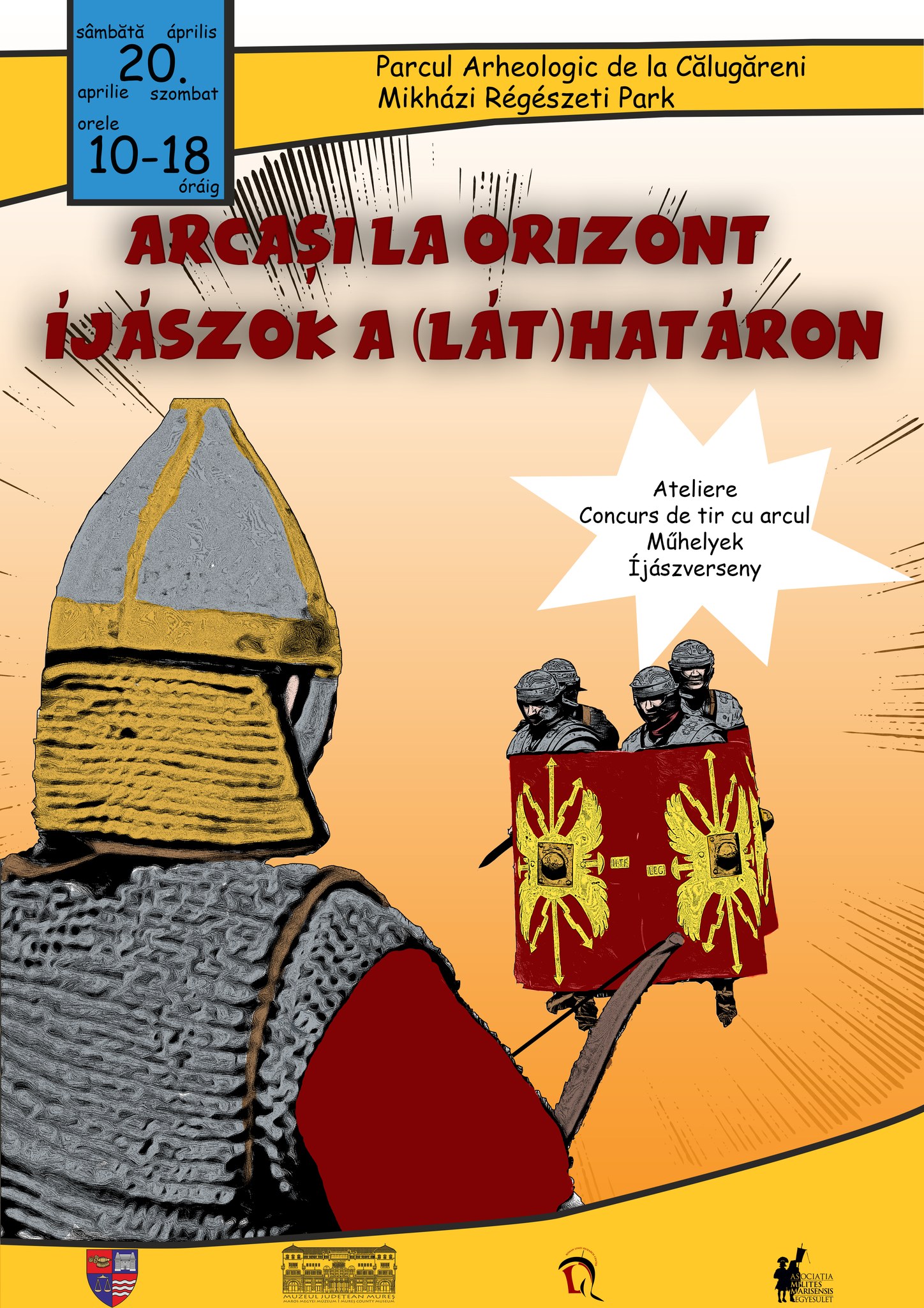 Arcași la orizont.Ziua Mondială a Monumentelor și Siturilor la Călugăreni, Mureș