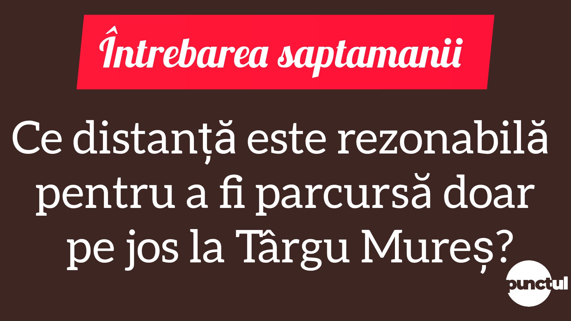 Întrebarea săptămânii