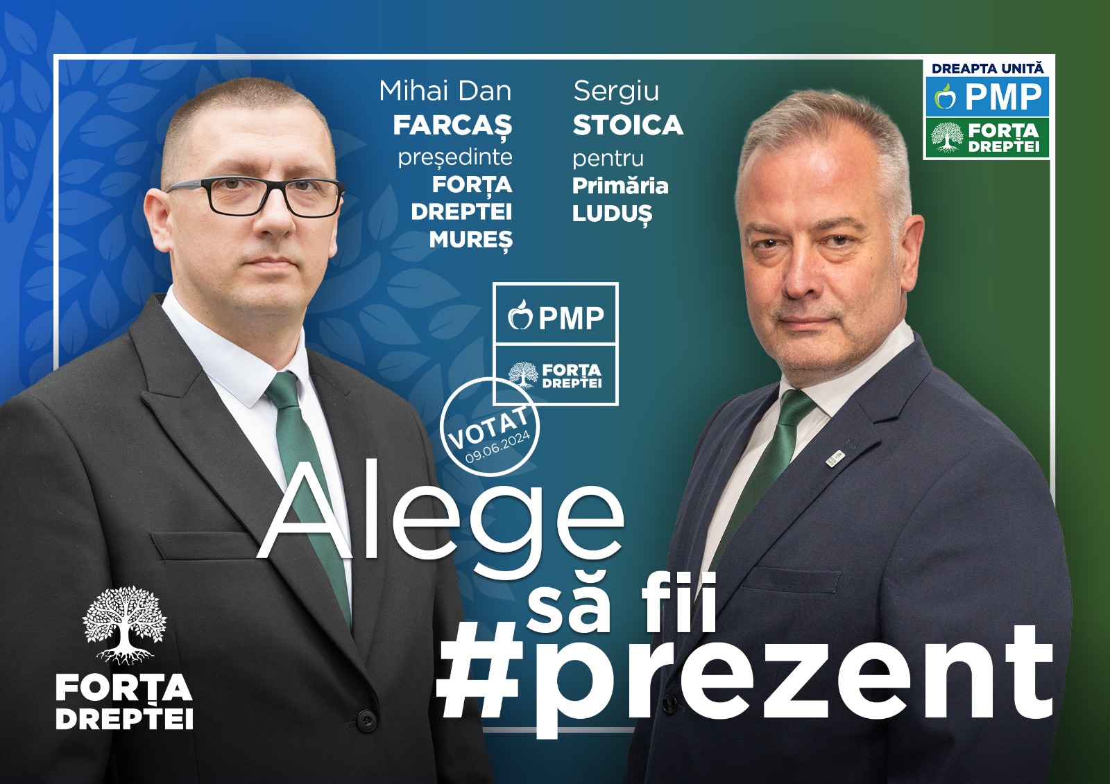 (P) Sergiu-Olivian Stoica este candidatul Alianței PMP-Forța Dreptei la Primăria Luduș!
