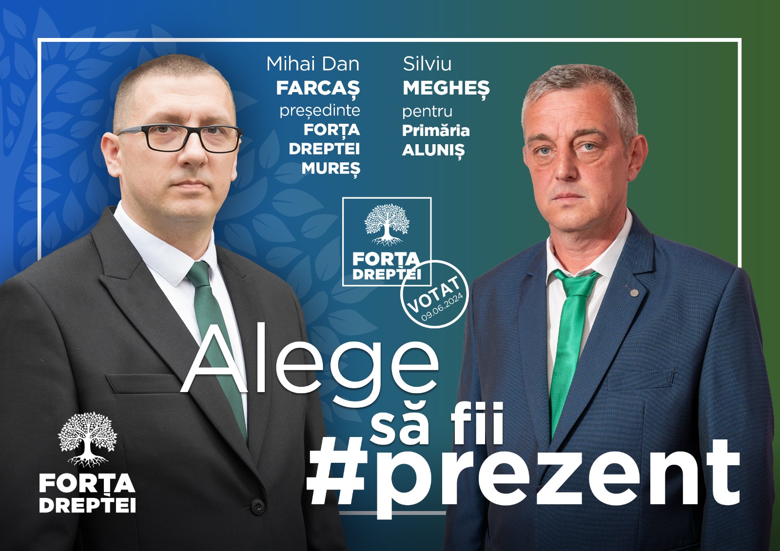 (P) Megheș-Brașovean Silviu-Cornel este candidatul Forța Dreptei la Primăria Comunei Aluniș!