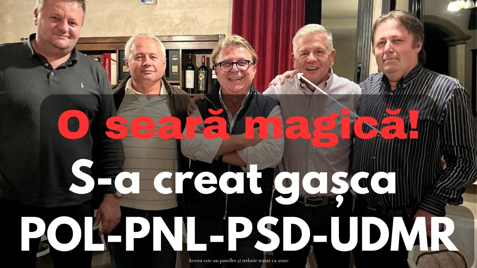 Vehementul Dan Mașca – liderul POL s-a împrietenit cu ”gașca PNL-PSD-UDMR”