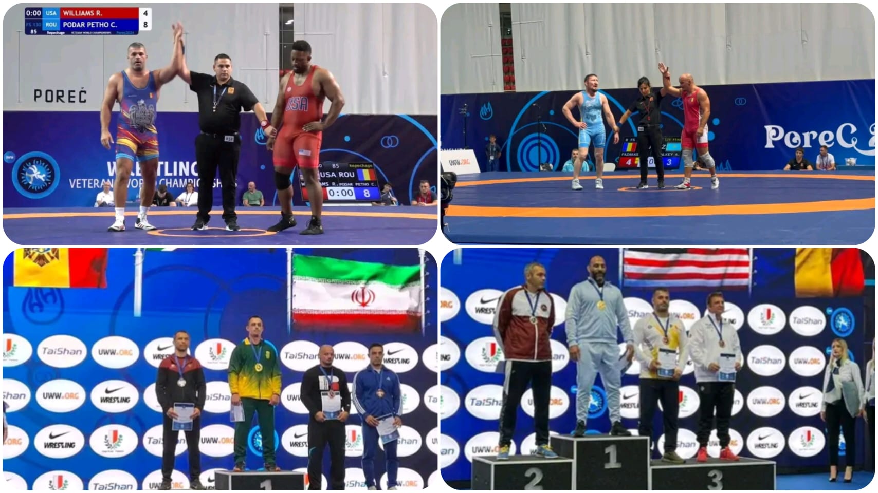 Sportivii veterani de la CSS Târgu Mureș pe podium în Croația