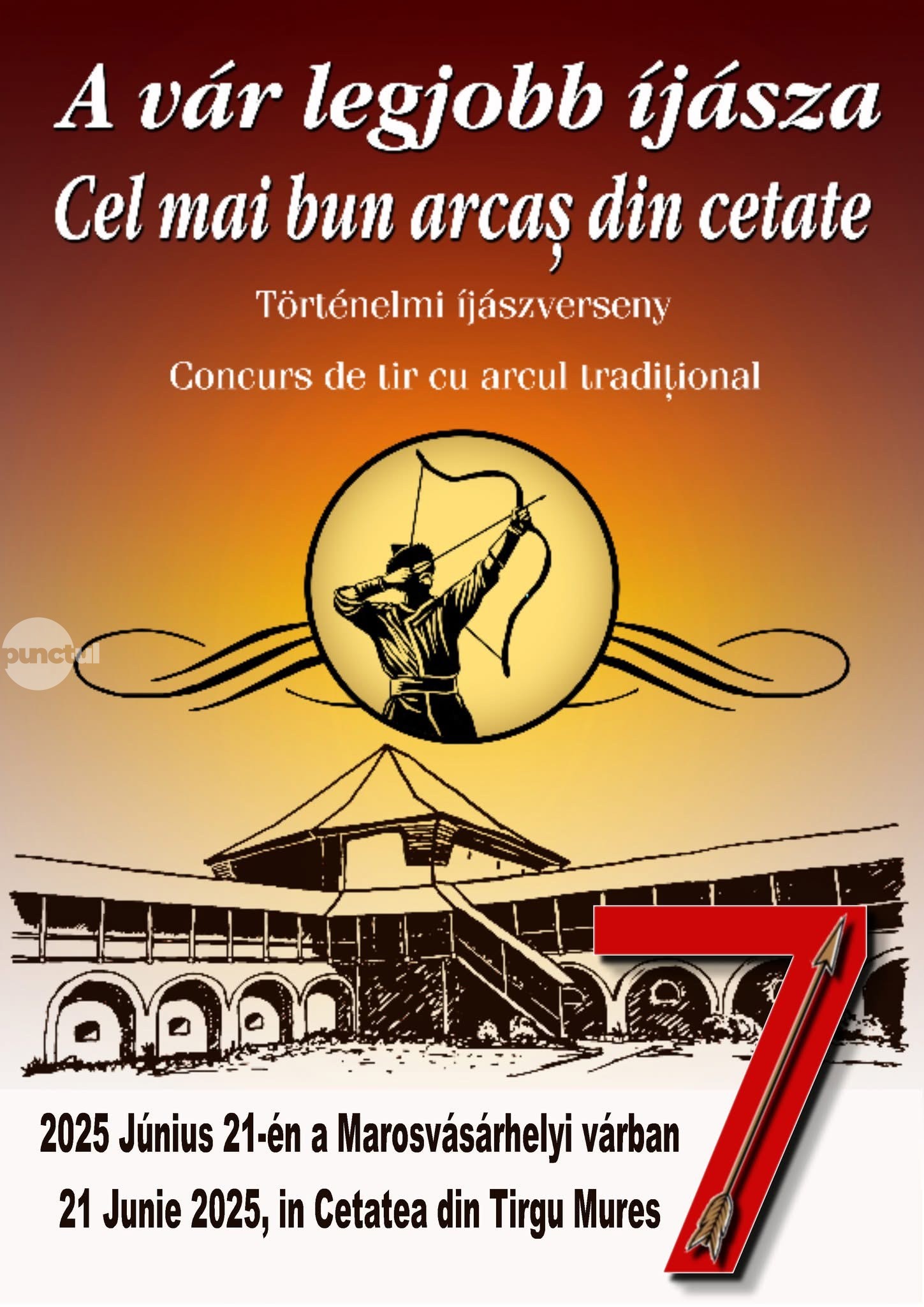 Concurs de tir cu arcul tradițional – „Cel mai bun arcaș din cetate”