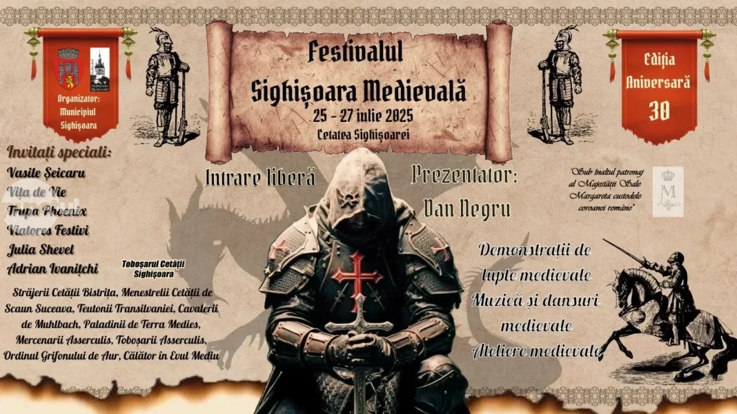 Festivalul „Sighișoara Medievală” revine cu ediția 30