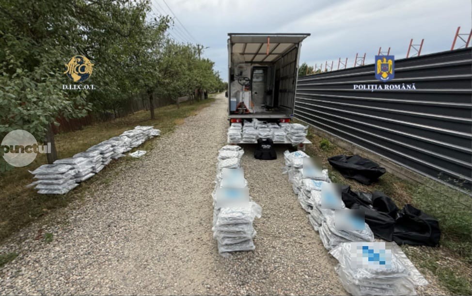 Peste 200 de kilograme de substanțe interzise, în valoare de peste 3 milioane de euro, descoperite de polițiști și procurori