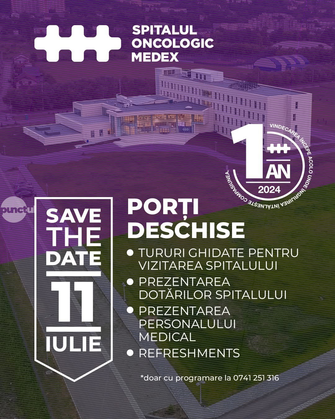 Spitalul Medex Târgu Mureș marchează un an de activitate cu un Ziua Porților Deschise