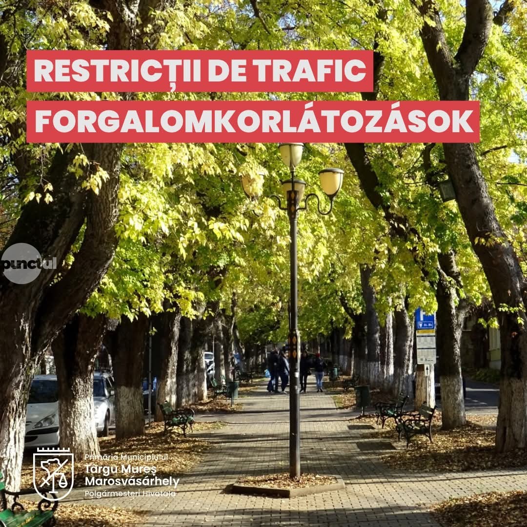 Restricții de trafic pe B-vdul Cetății