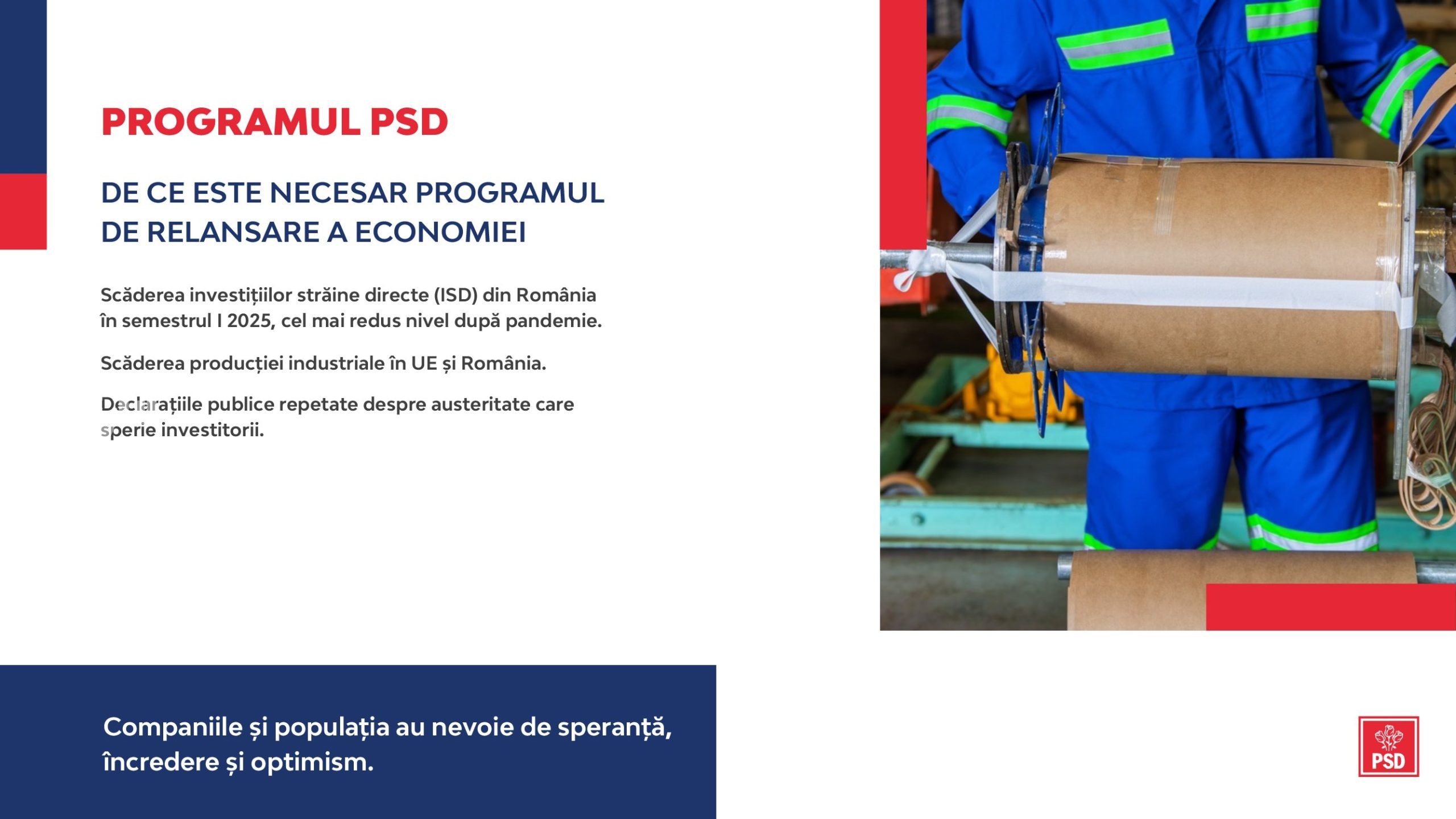 Programul PSD pentru relansare economică