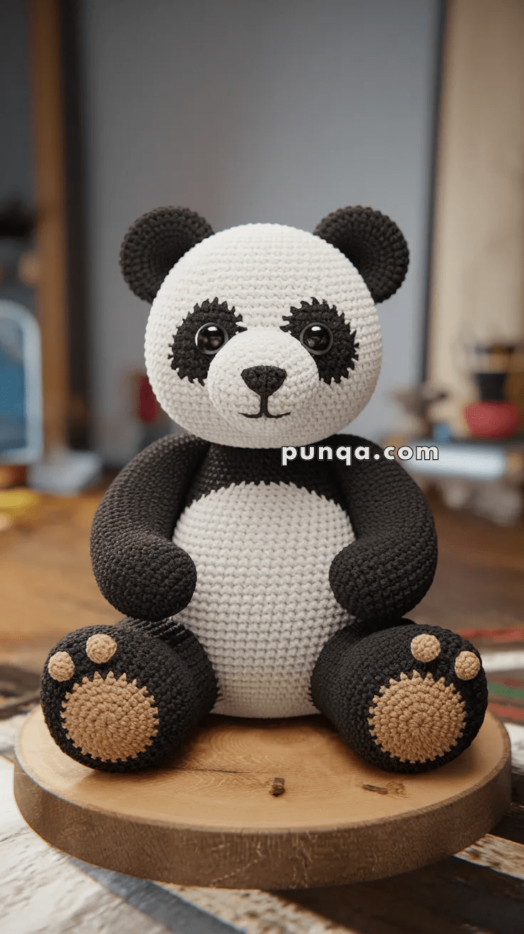 Amigurumi panda