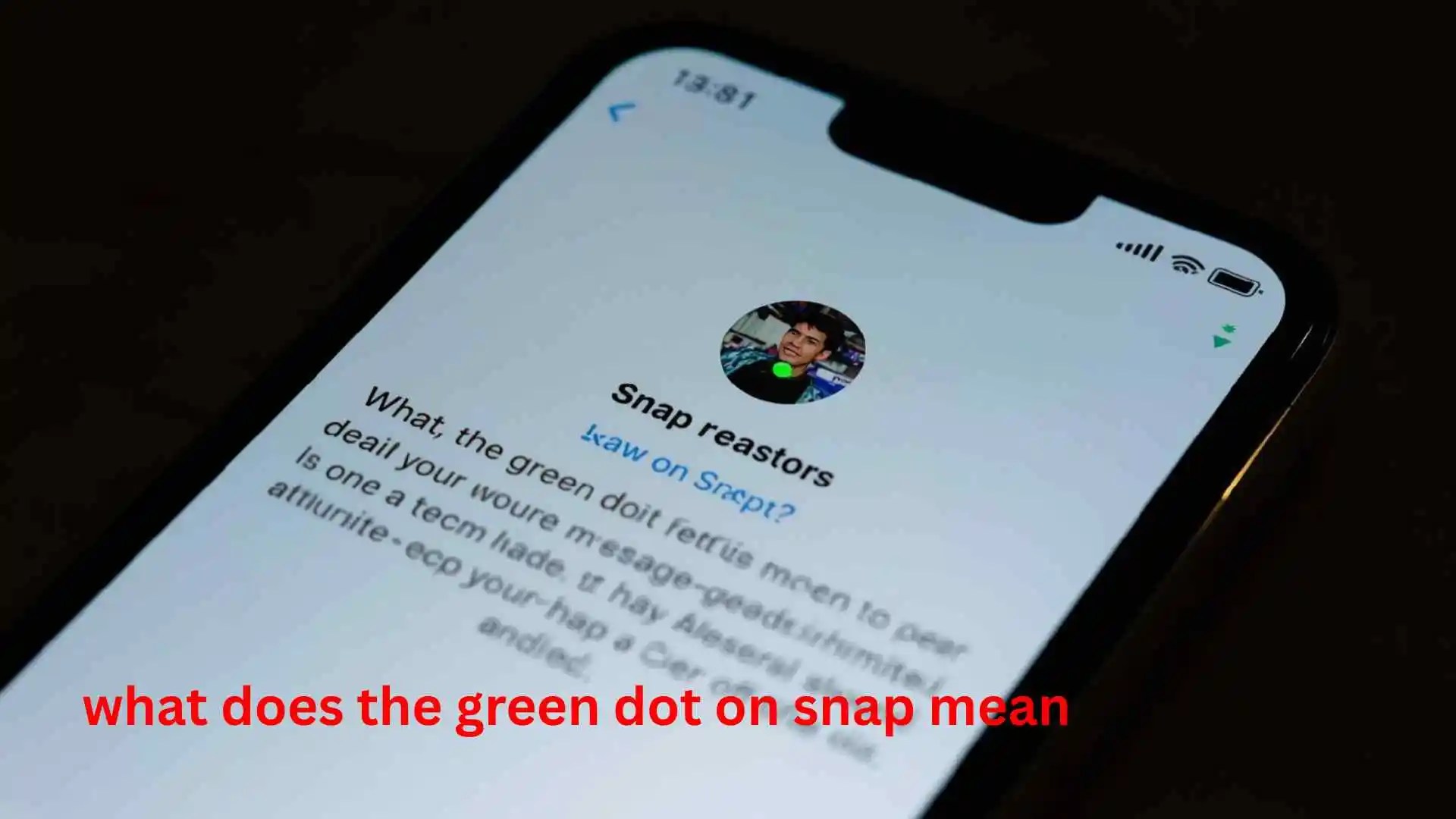 What Does The Green Dot On Snap Mean How To Know Who S Really Online 2026 What Does The Green Dot On Snap Mean 1.webp