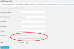 Disable sending password email to new wordpress users