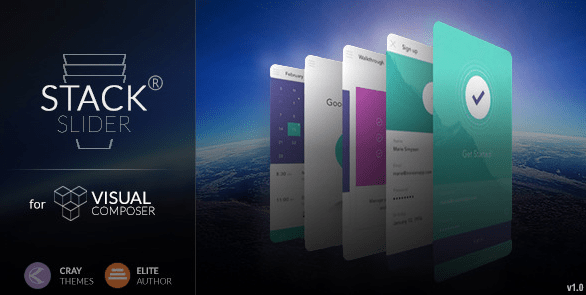 Stack Slider add-on for Visual Composer