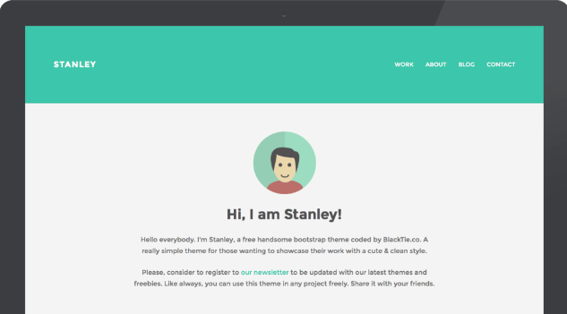 StanleyWP wordpress blogging theme