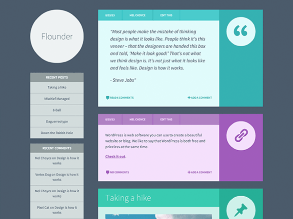 flounder wordpress theme