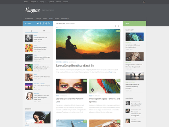 hueman wordpress theme