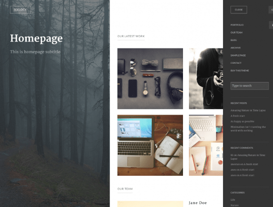 icelock wordpress theme