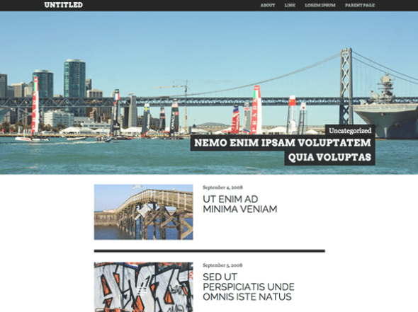 untitled wordpress theme