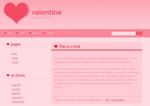 best free pink wordpress themes for download