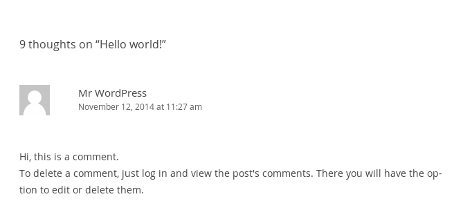 customize Comment Count Text