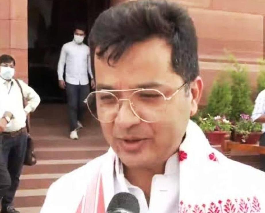 অন্তৱর্তীকালীন বাজেটৰ সমর্থনত ৰাজ্যসভাত সাংসদ পবিত্র মাঘেৰিটা: কংগ্রেছক তুলাধুনা