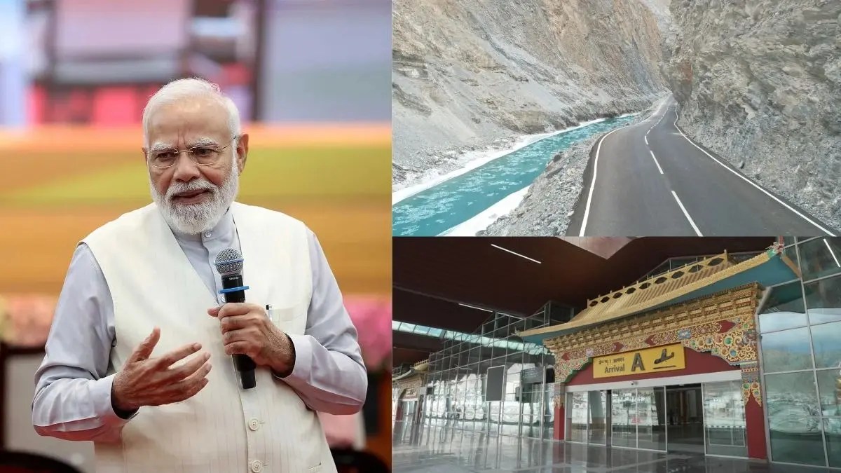 प्रधानमंत्री ने लद्दाख में 3,350 करोड़ की पांच विकास परियोजनाओं का किया उद्घाटन
