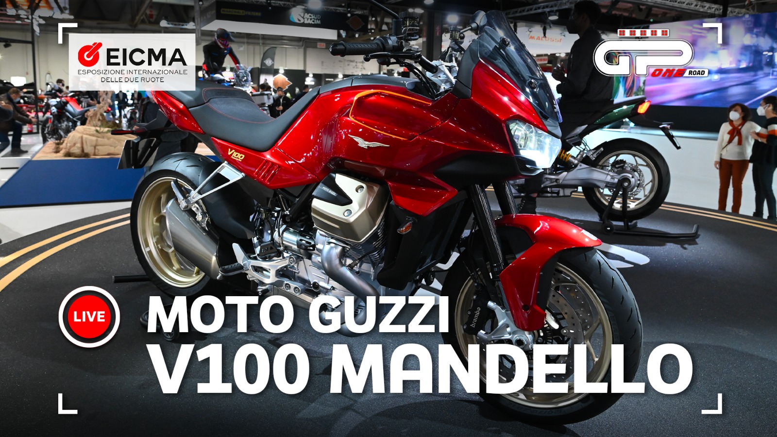 EICMA 2021 : Moto Guzzi V100 Mandello, le futur de l'Aigle est là !