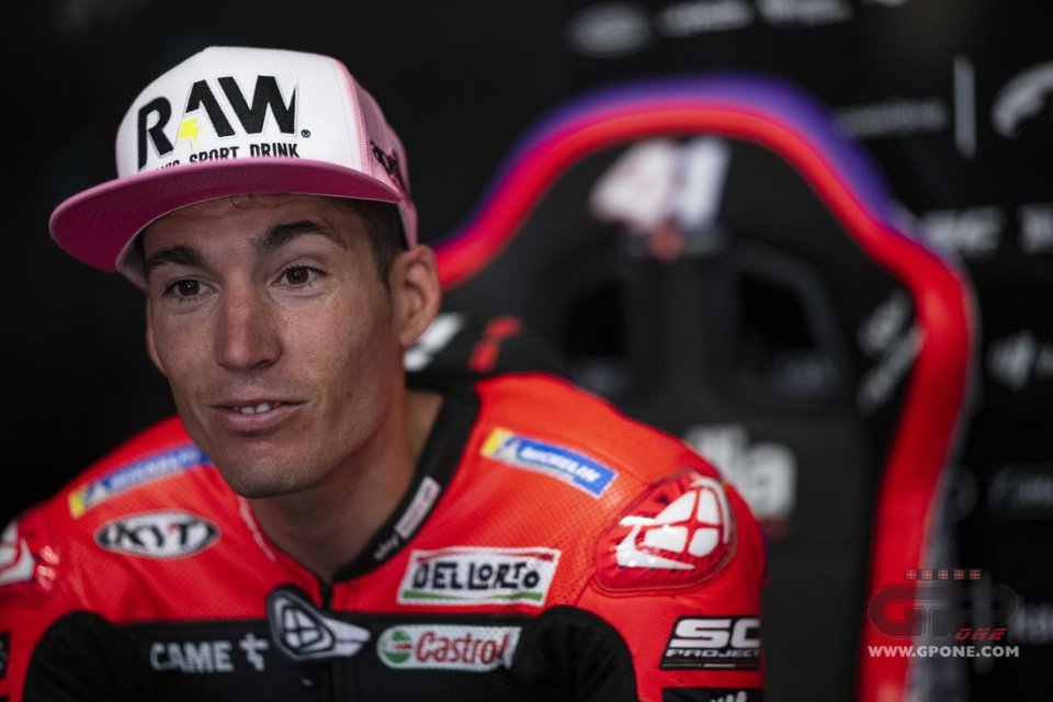 Aleix Espargarò, du 2e au dernier : suppression des temps pour la « cuillère » avec des slicks