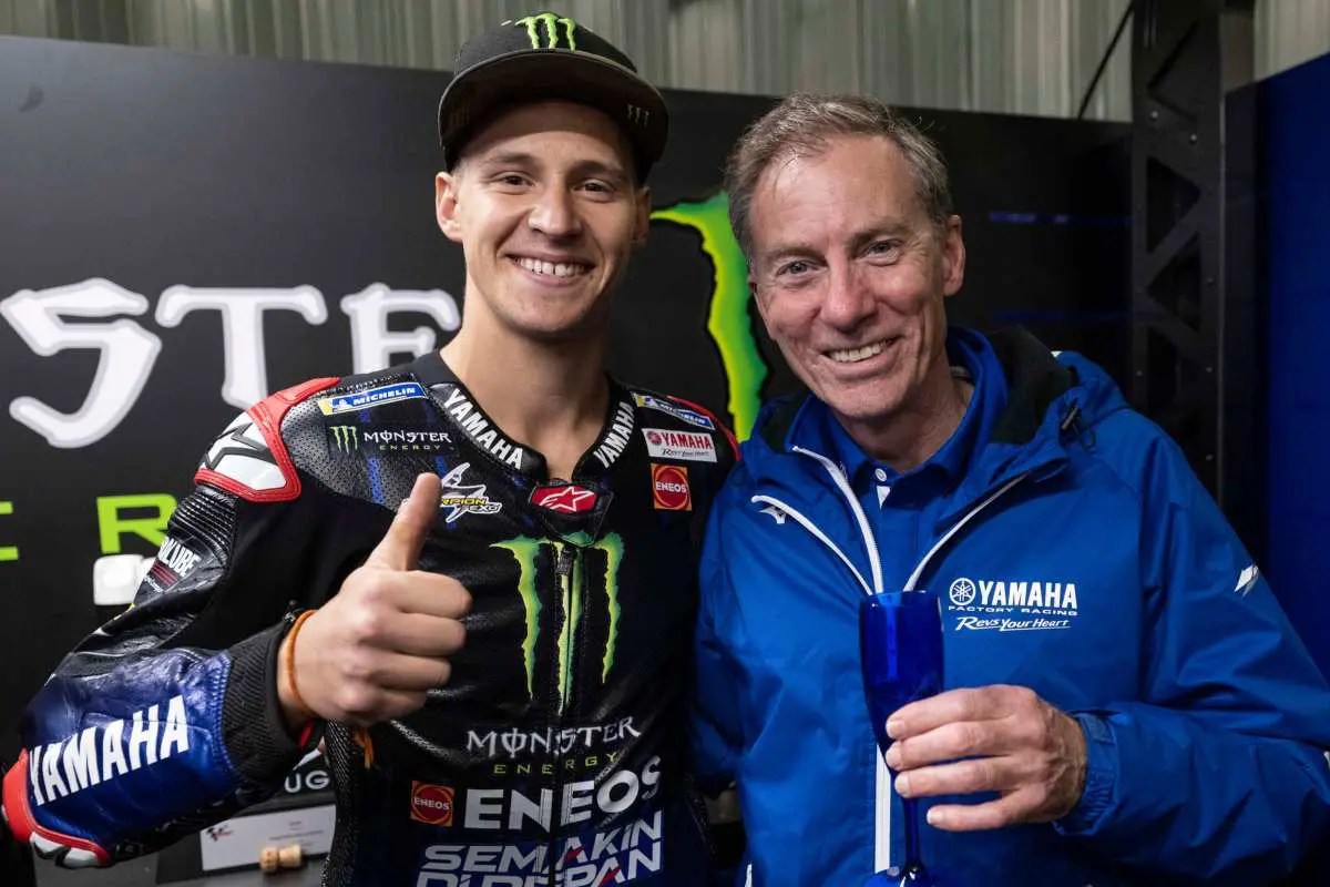 MotoGP, Fabio Quartararo e Lin Jarvis