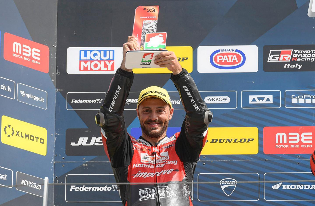 Luca Vitali, Misano, CIV Superbike