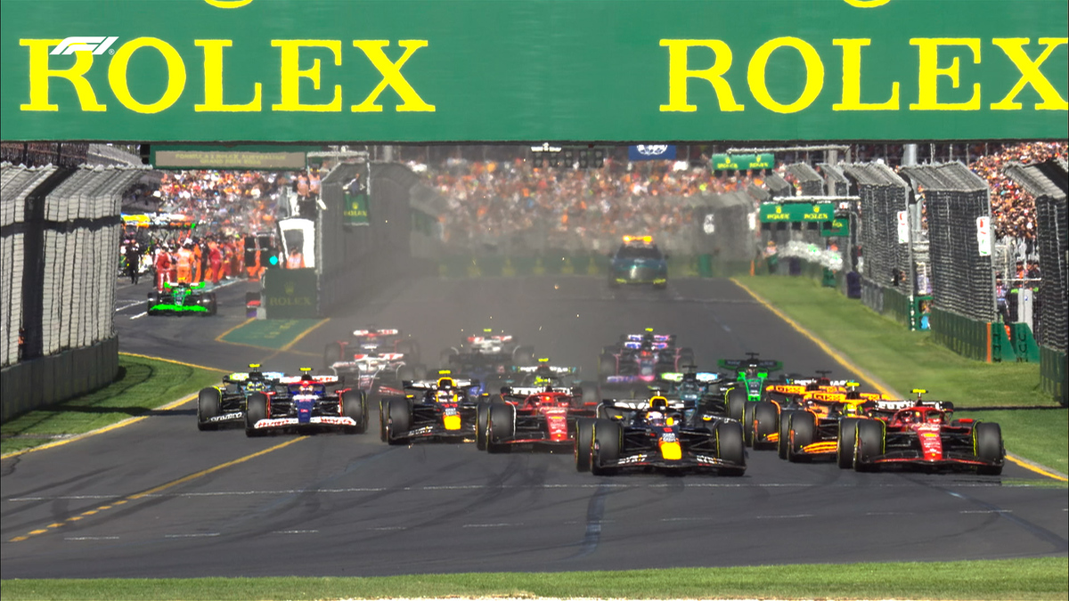 GPAustralie : doublé Ferrari !  Sainz triomphe devant Leclerc, Max absent